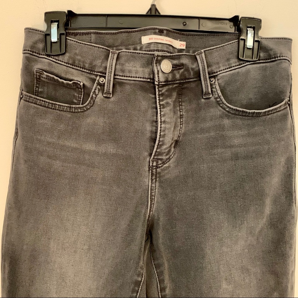 Levi’s Dark Gray 311 Shaping Skinny’s